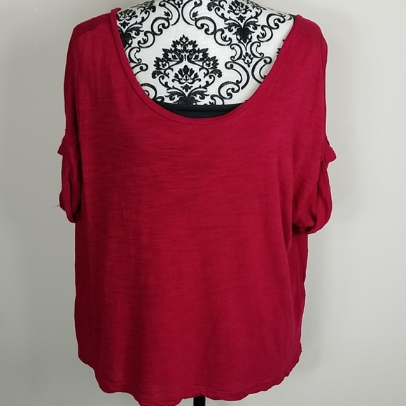 Banana Republic Tops - Women's Small Banana Republic Oversized red blouse